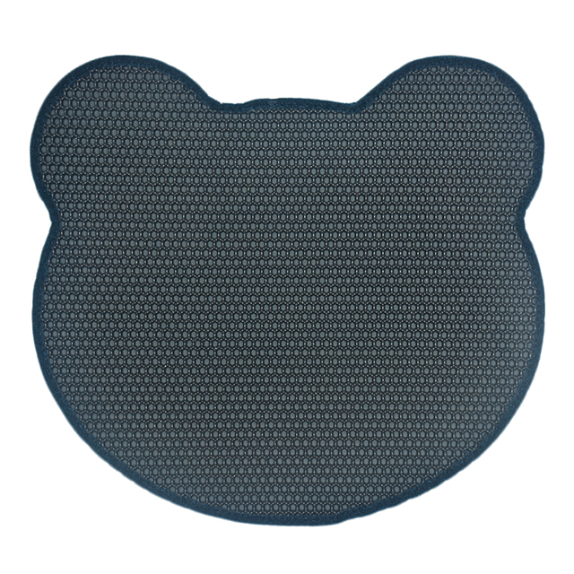 ROADREIGN - EVA Cat Litter Mat Wholesale Head Of Bear Shape Waterproof Cat Litter Pad Mat Pet Cleaning 2