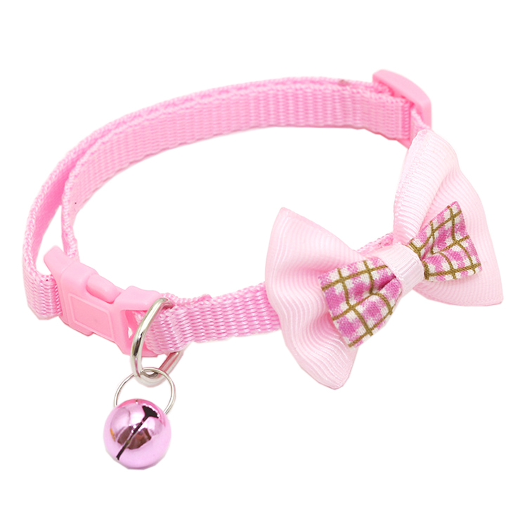 ROADREIGN - Collar de PVC de lujo para perros con lazo y cascabel, venta al por mayor. Collares y correas para mascotas. 7
