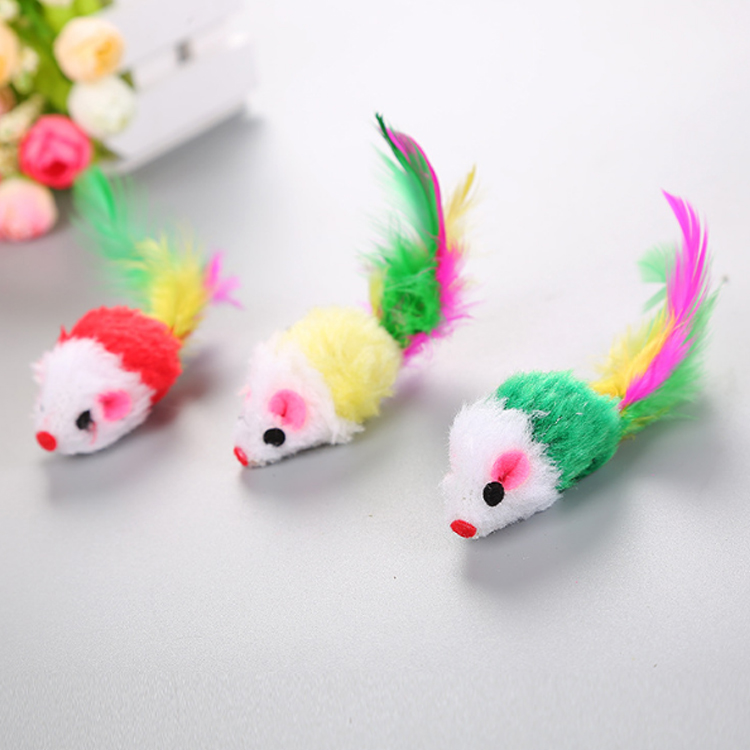 ROADREIGN - Plush Mouse Toy Pet Funny Cat Toy Pet Toys 5