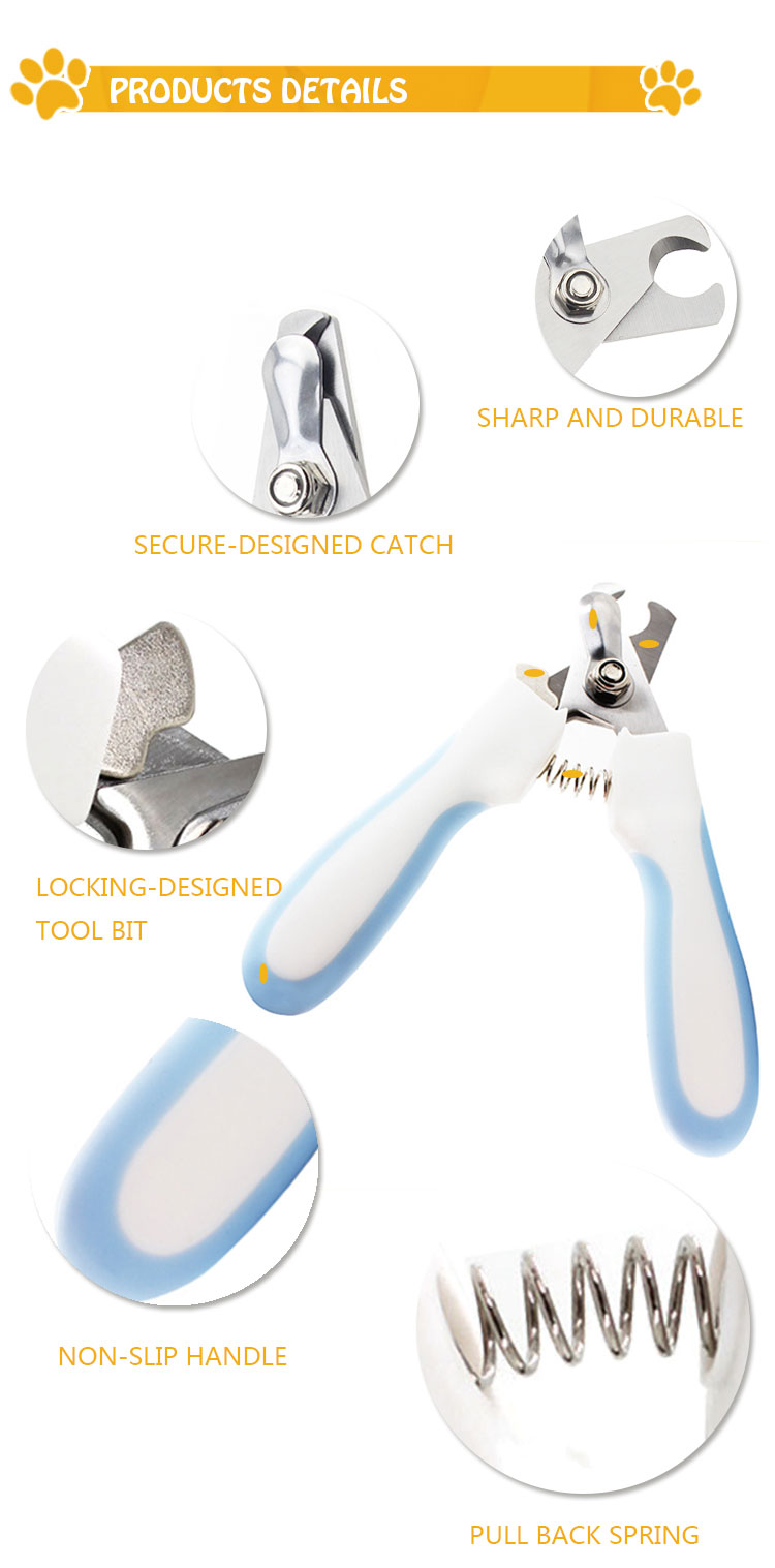 ROADREIGN - Hot Selling Stainless Steel Pet Toe Nail Clippers Pet Nail Clippers 9