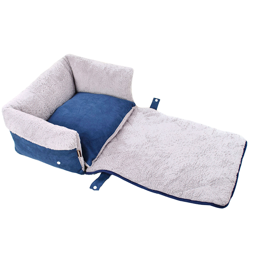 ROADREIGN - Cama plegable de lujo para mascotas, sofá cama de algodón para perros, camas y accesorios para mascotas 3