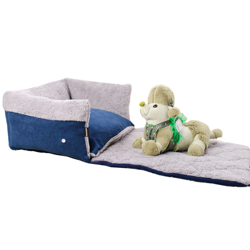 ROADREIGN - Cama plegable de lujo para mascotas, sofá cama de algodón para perros, camas y accesorios para mascotas 2