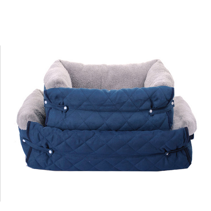 ROADREIGN - Cama plegable de lujo para mascotas, sofá cama de algodón para perros, camas y accesorios para mascotas 5