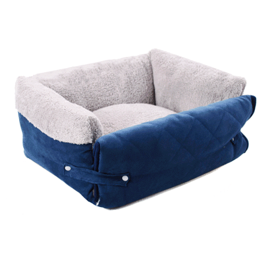 ROADREIGN - Cama plegable de lujo para mascotas, sofá cama de algodón para perros, camas y accesorios para mascotas 1