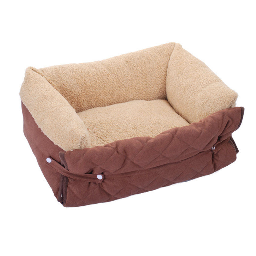 ROADREIGN - Cama plegable de lujo para mascotas, sofá cama de algodón para perros, camas y accesorios para mascotas 6