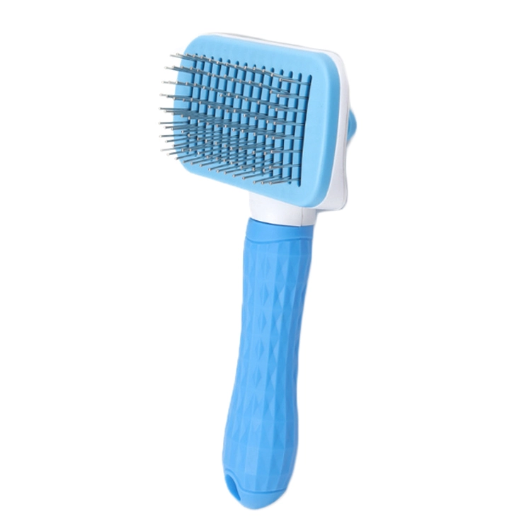 ROADREIGN - Pet Grooming Brush Self Cleaning Dog Hair Brush , Cat Pin Comb Pet Grooming 1