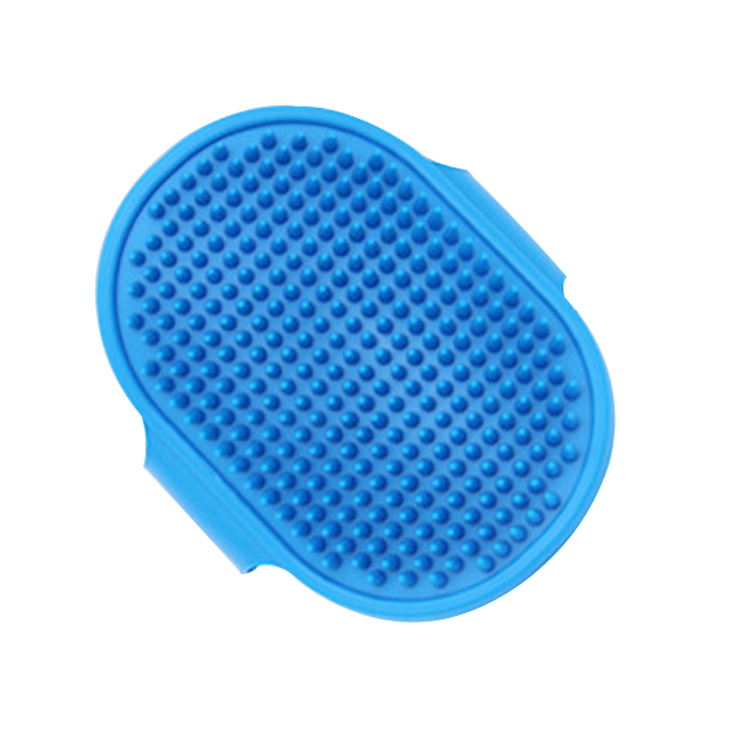 Soft Pet Shampoo Bath Brush Soothing Massage Rubber Dog Comb