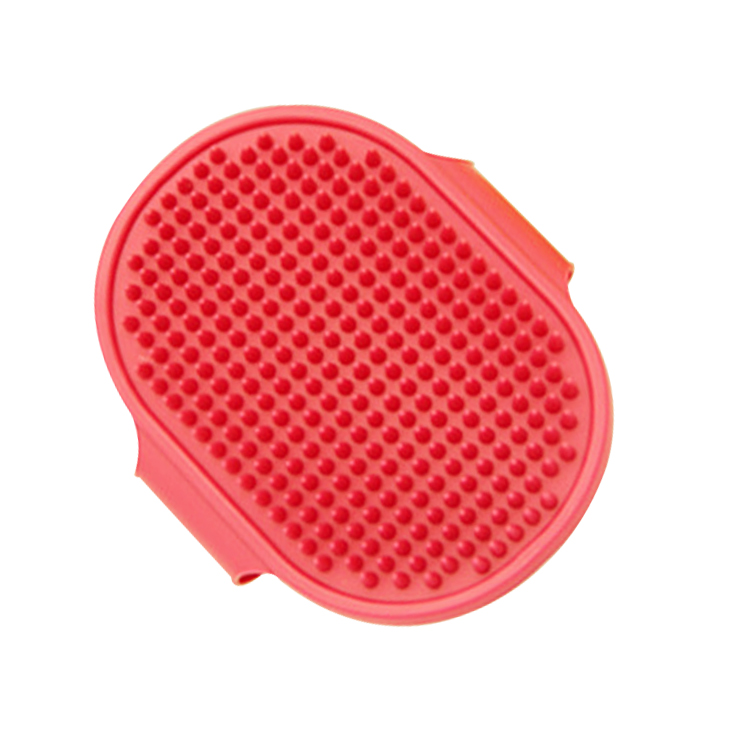 Soft Pet Shampoo Bath Brush Soothing Massage Rubber Dog Comb