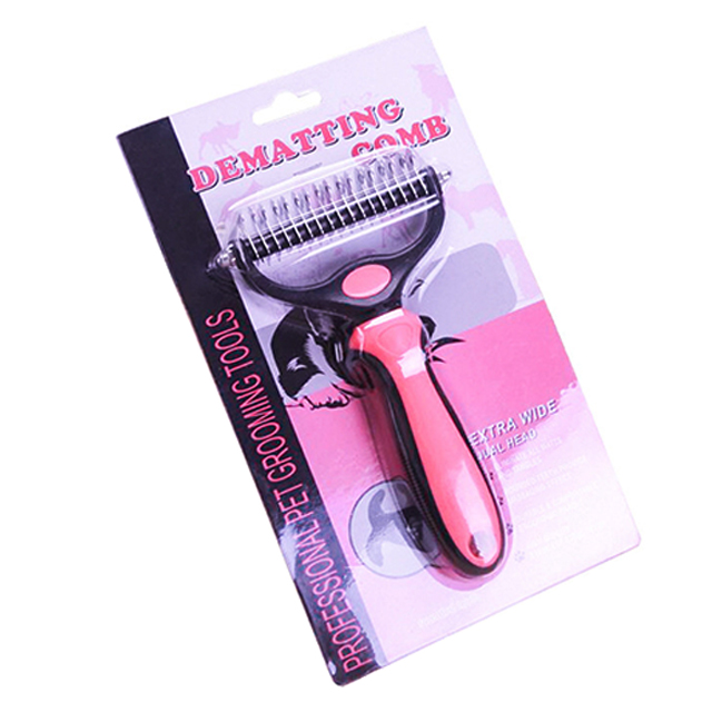 ROADREIGN - Wholesale Pet Dematting Comb , Stainless Steel Pet Hair Comb Brush Pet Combs 6