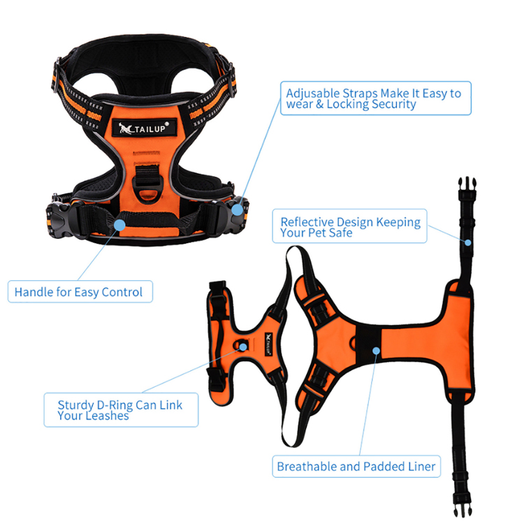Manufacturer Wholesale Reflective Design Pet Dog Harness
