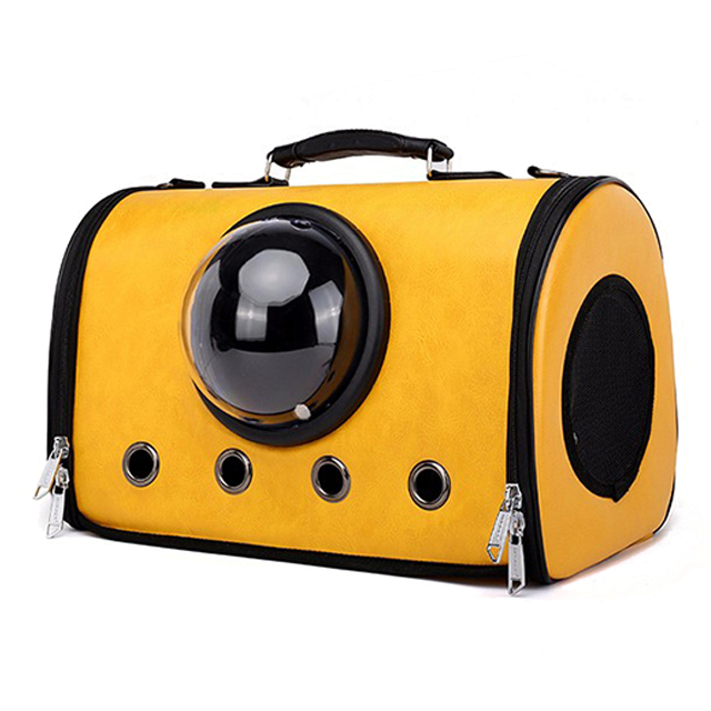 ROADREIGN - Breathable Portable Pet Carrier Leather Shoulder Bag Pet Carriers 11