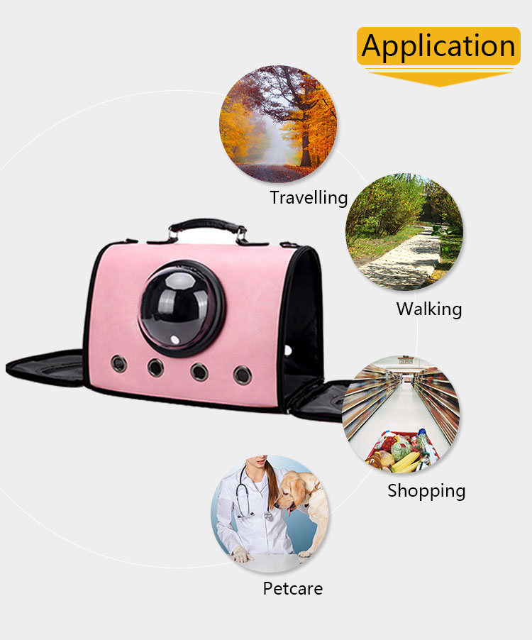 ROADREIGN - Breathable Portable Pet Carrier Leather Shoulder Bag Pet Carriers 13