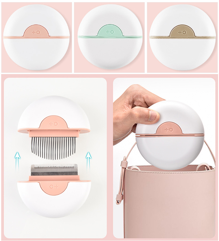 Small Portable Plastic Dog Massage Pet Hair Grooming Comb