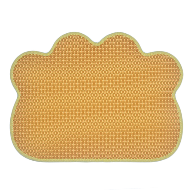 ROADREIGN - EVA Cat Litter Pad Wholesale Paw Shaped Cat Litter Sand Mat Pet Cleaning 3