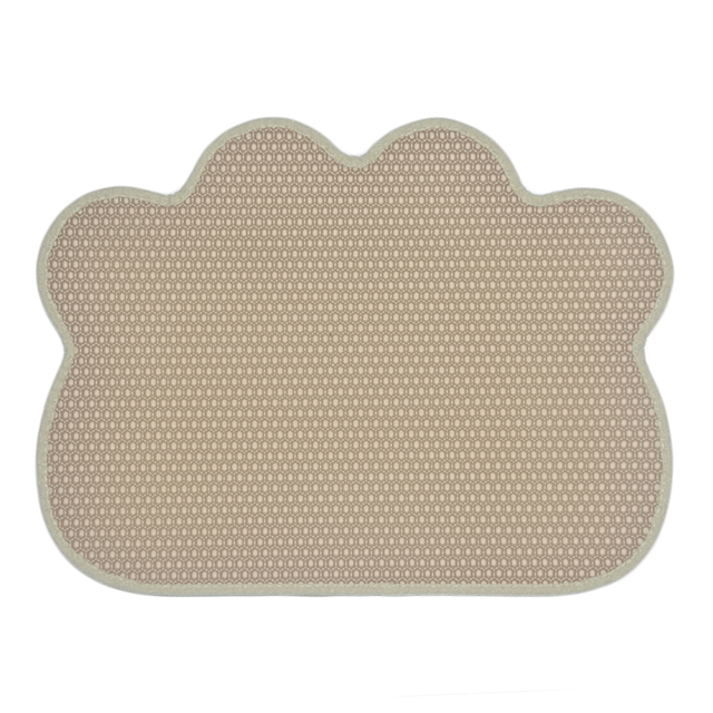 ROADREIGN - EVA Cat Litter Pad Wholesale Paw Shaped Cat Litter Sand Mat Pet Cleaning 5