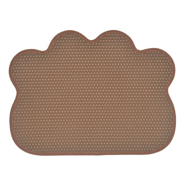 ROADREIGN - EVA Cat Litter Pad Wholesale Paw Shaped Cat Litter Sand Mat Pet Cleaning 6