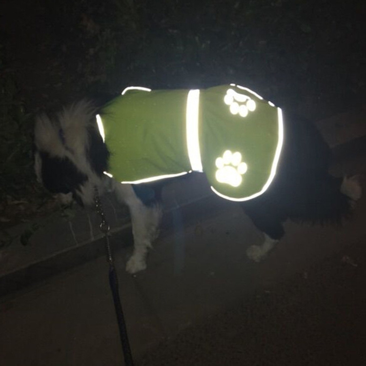 Dog Reflective Vest Waterproof Oxford Fabric Pet Safety PU Coating Vest For Pets Walking Running Hiking