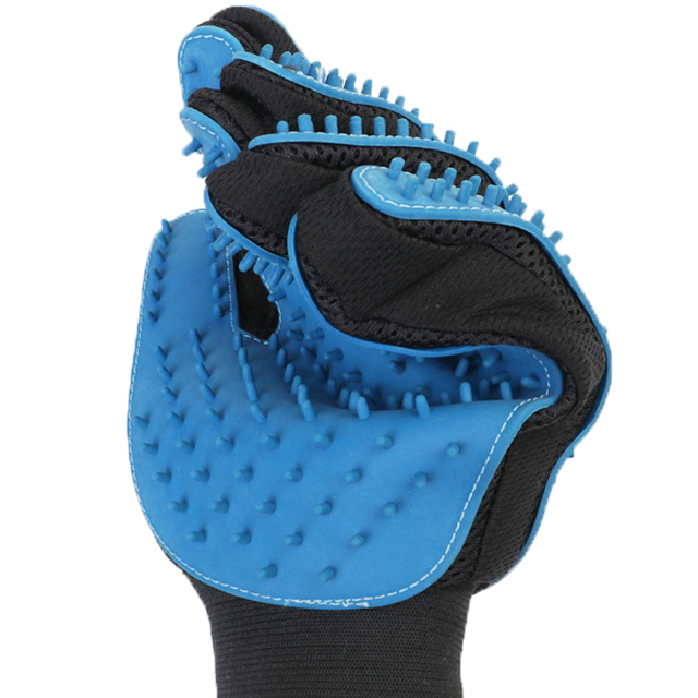 ROADREIGN - Dog Cleaning Double Sides Hair Remover Pet Grooming Glove Pet Grooming Gloves 7