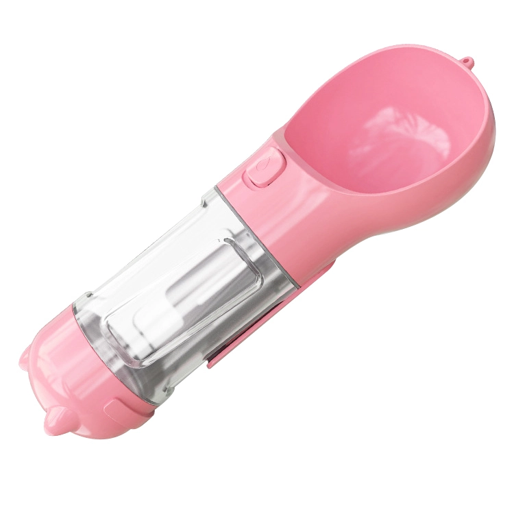 ROADREIGN - Pet Outdoor Travel Multifunctional Plastic Portable Dog Water Bottle With Poop Shovel Pet Drinking 1