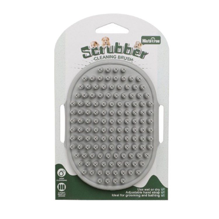 ROADREIGN - Brosse douce pour poils de chat et de chien, peigne de bain en TPR pour le toilettage des animaux de compagnie 3