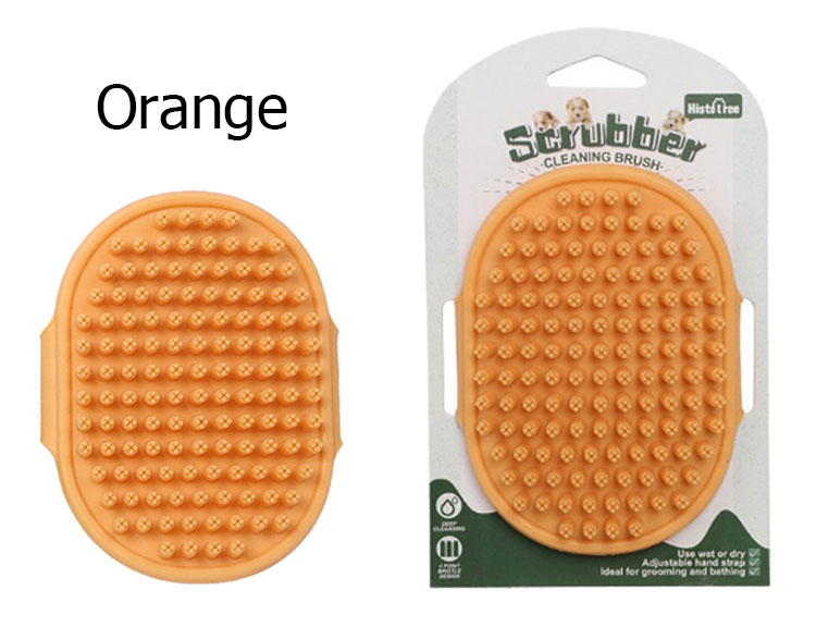 Soft Pet Cat Hair Brush Soothing Massage TPR Dog Bathing Comb