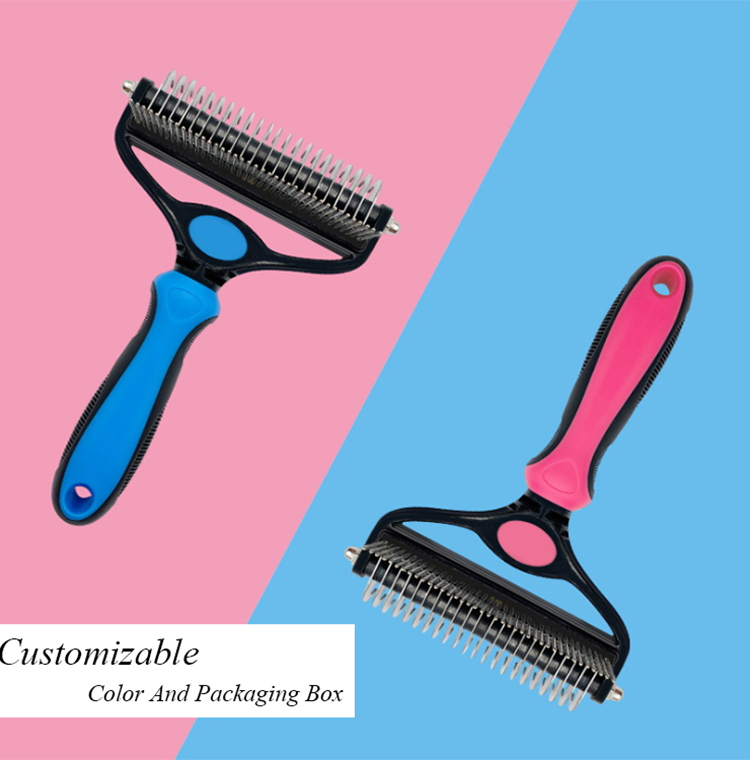 Wholesale Cat Shedding Brushes Pet Grooming Comb