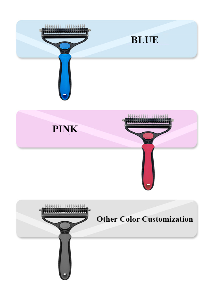 Wholesale Cat Shedding Brushes Pet Grooming Comb