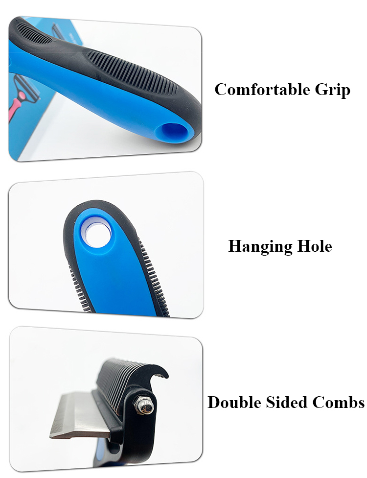 Wholesale Cat Shedding Brushes Pet Grooming Comb