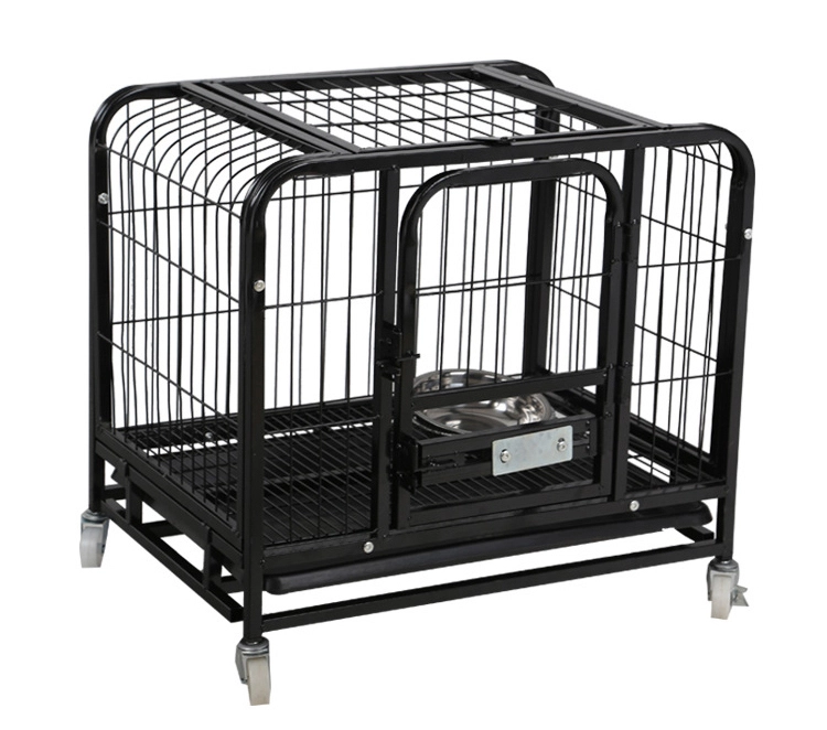 ROADREIGN - Wholesale Strong Metal Kennel Mesh Pet Dog Cage With Wheels Pet Cages 1