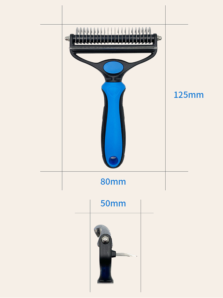 Wholesale Cat Shedding Brushes Pet Grooming Comb