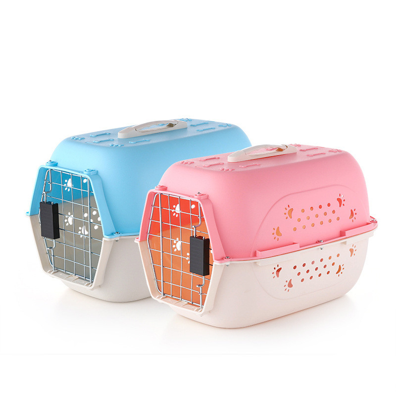ROADREIGN - Ventilate Foldable Wholesale Pet Carrier Plastic Pet Cage Pet Carriers1 1