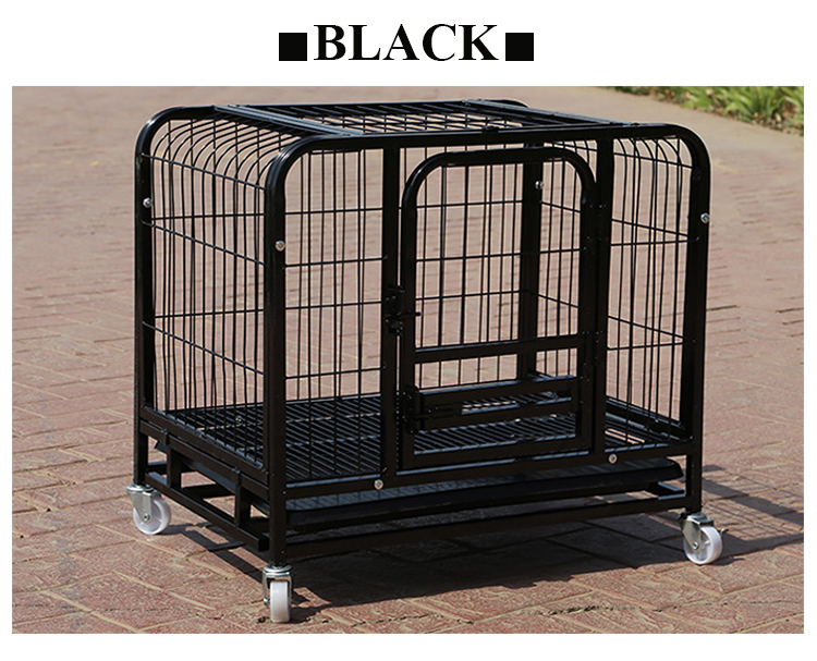 Wholesale Strong Metal Kennel Mesh Pet Dog Cage With Wheels