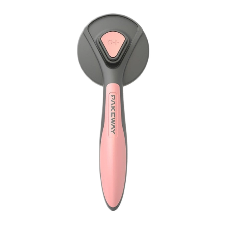 ROADREIGN - Washable Cat Hair Removal Comb Custom Self Cleaning Pet Dog Massage Comb Pet Grooming 1