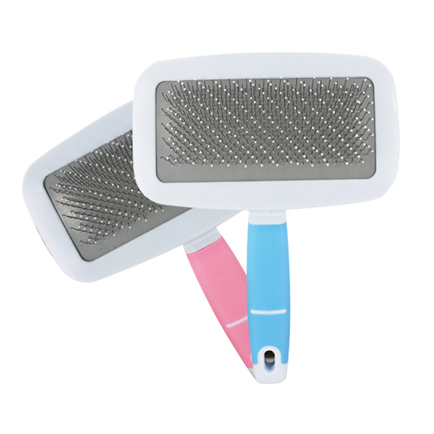 ROADREIGN - Brosse de toilettage pour animaux en acier inoxydable à picots pour chiens et poils d'animaux (vente en gros) 4
