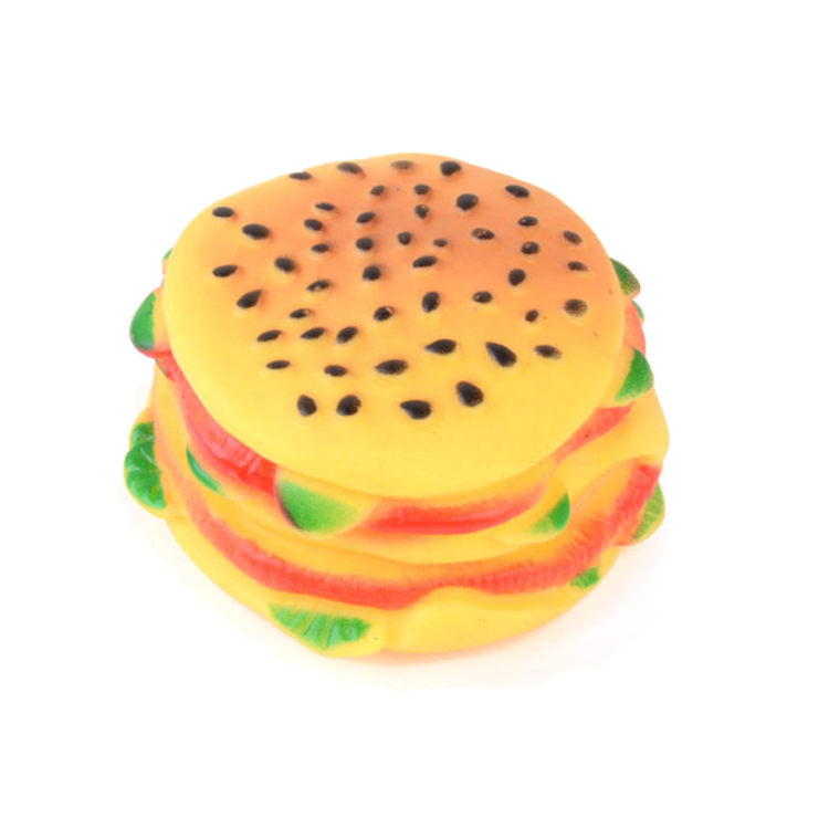 Pet Voice Toys Wholesale Hamburger And Hot Dog Shaped Dog Toys