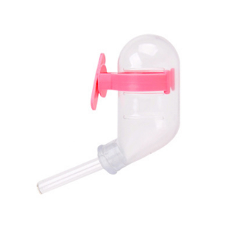 60mL Dog Water Disperser Plastic Automatic Pet Hanging Water Bottle
