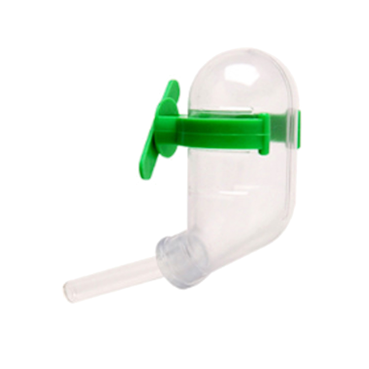 60mL Dog Water Disperser Plastic Automatic Pet Hanging Water Bottle