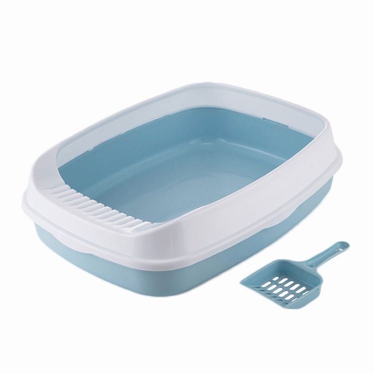 ROADREIGN - Inodoro para gatos de gran tamaño, venta al por mayor, caja de arena de plástico de alta calidad para gatos, inodoros para mascotas 1