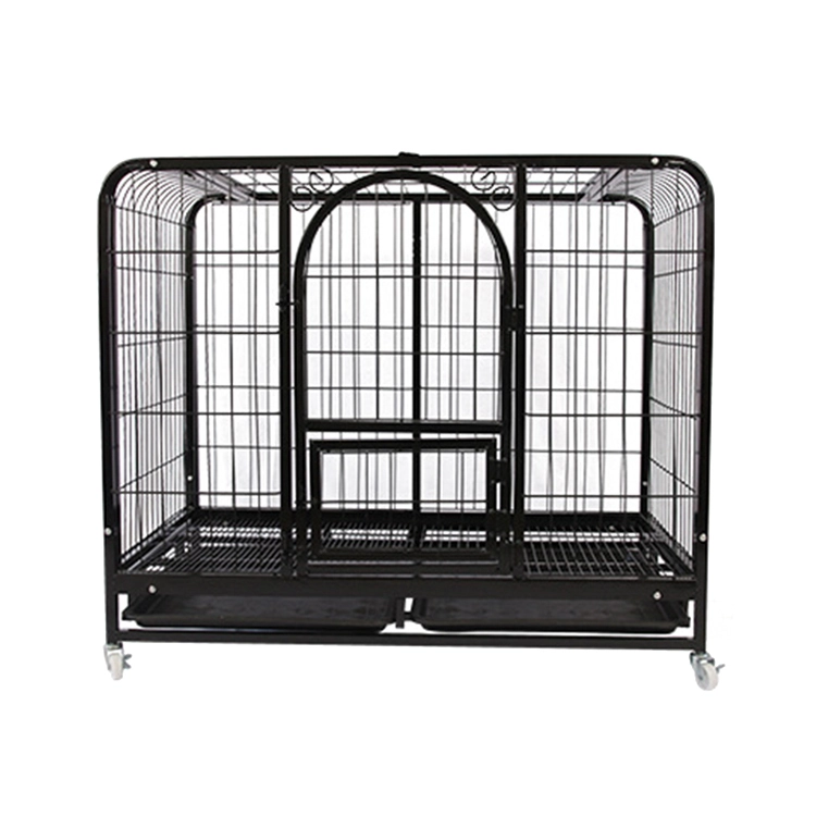 ROADREIGN - Wholesale Metal Kennel Mesh Pet Dog Cage With Wheels Pet Cages 1