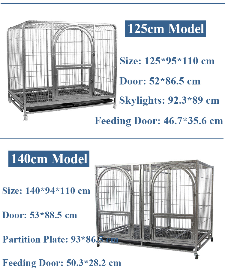 Wholesale Metal Kennel Mesh Pet Dog Cage With Wheels