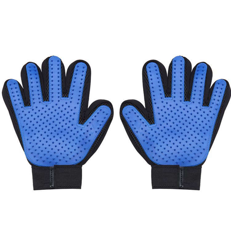 ROADREIGN - Guante de baño para perros con 259 puntas, guante de aseo para gatos de alta calidad, guante de cepillado para mascotas, guantes de aseo para mascotas 5