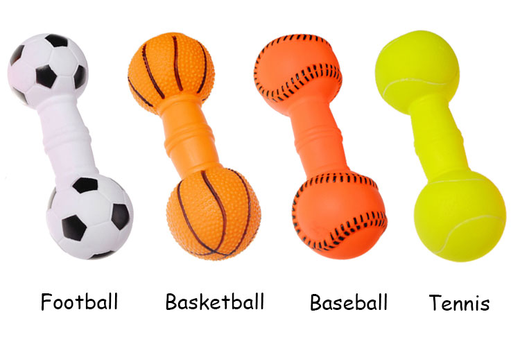 Pet Toys Custom Dog Interactive Dumbbel Ball Pet Chew Toys