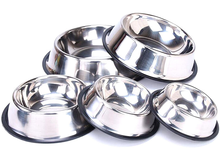 Stainless Steel Dog Bowl Pet Food Cat Water Feeder Bowl