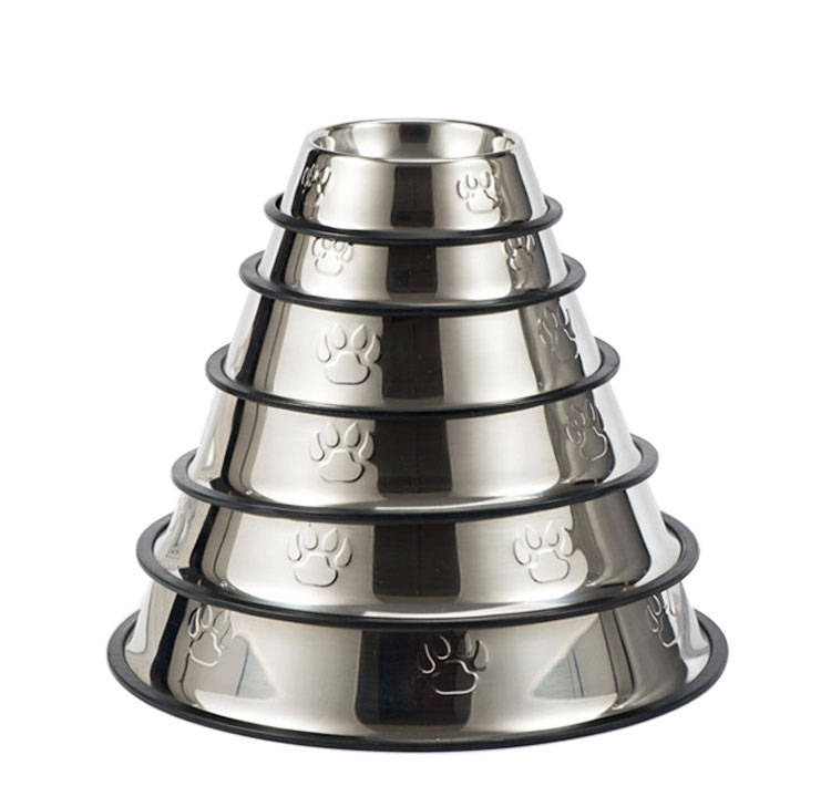 Stainless Steel Dog Bowl Pet Food Cat Water Feeder Bowl