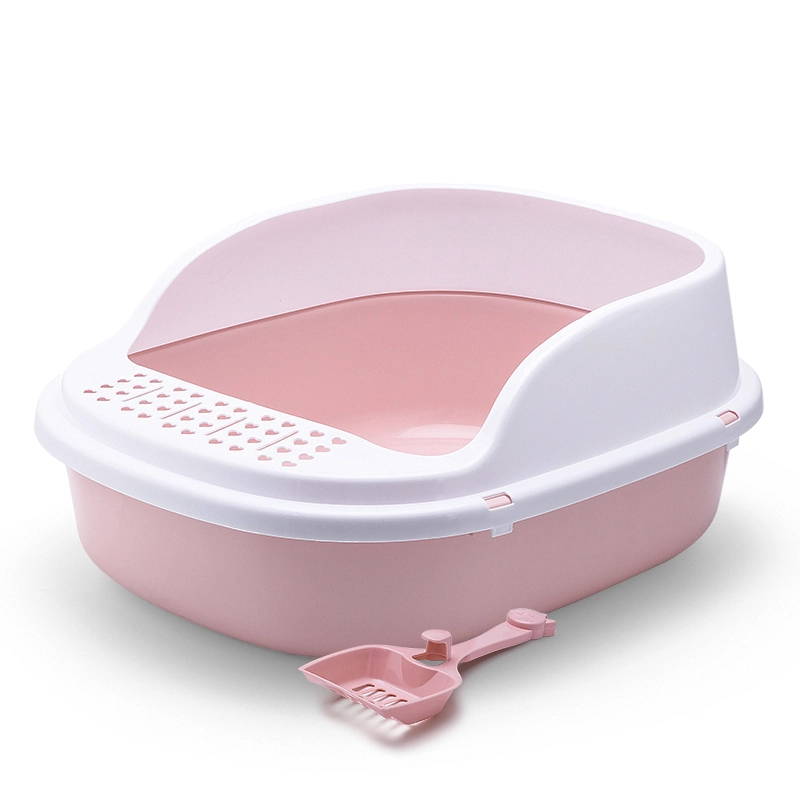 ROADREIGN - Factory Wholesale Cat Toilet Large Space Plastic Cat Litter Box Pet Toilets 1