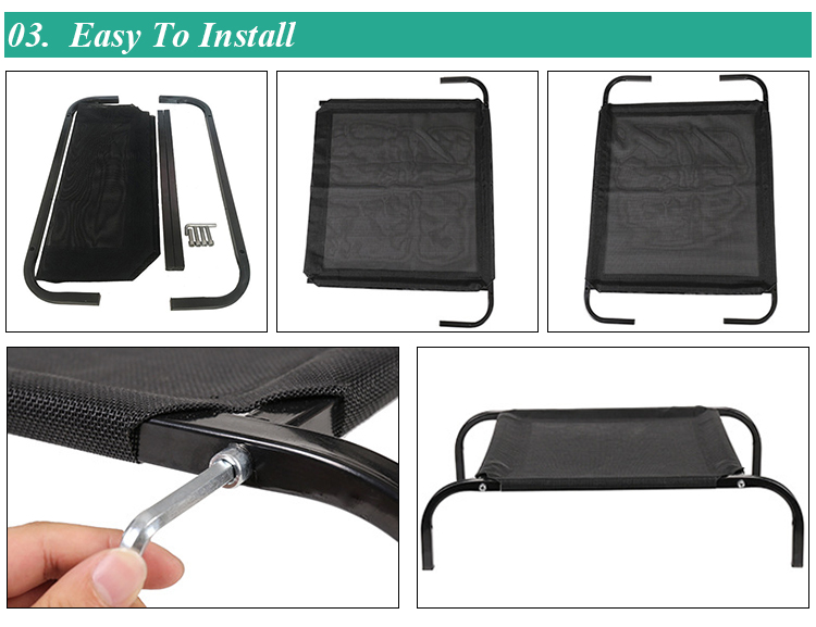 Raised Dog Camping Beds Waterproof Dog Elevated Dog Bed For Pet Off Ground Cooling Hammock