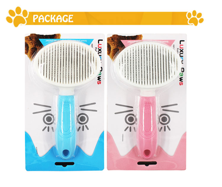 ROADREIGN -Ultimate One-Click Self-Cleaning Brush – Professional Stainless Steel Grooming for Happy Pets 2