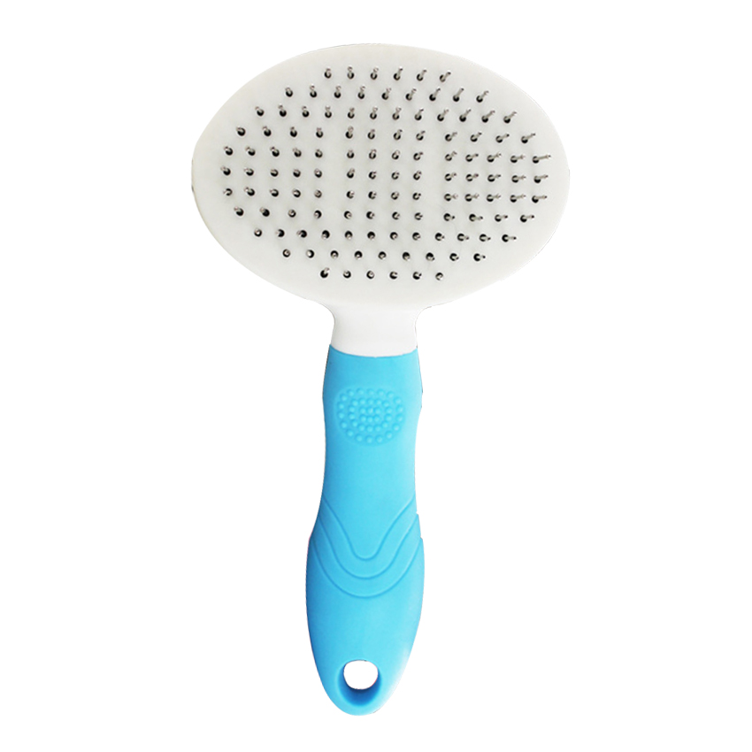 ROADREIGN -Ultimate One-Click Self-Cleaning Brush – Professional Stainless Steel Grooming for Happy Pets 1