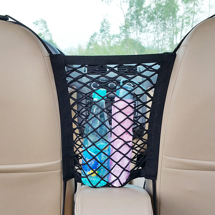 Car Net Pocket Handbag Holder Seat Back Organizer Mesh Large Capacity Bag Driver Storage Netting Pouch
