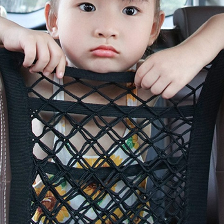 Car Net Pocket Handbag Holder Seat Back Organizer Mesh Large Capacity Bag Driver Storage Netting Pouch